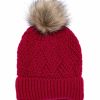 Accessories * | Succ-001 Elf Pom Beanie Maroon Final Sale Vici Exclusives