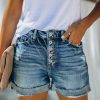 Clothing * | Kanc-001 Tempo High Rise Cuffed Denim Shorts