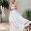 Clothing * | Fate-001 Angel Island Striped Maxi Dress Sweet Summertime