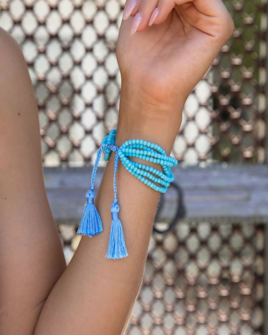 Jewelry * | Acce-001 Karma Fringe Stack Bracelet Ocean