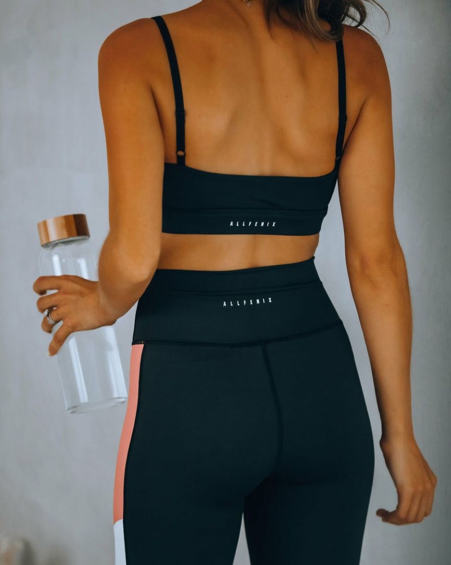 Clothing * | All-001 Activewear Yogi Colorblock Sports Bra Final Sale