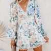 Clothing * | Luxx-001 No Love Lost Floral Pocketed Crochet Romper Sweet Summertime