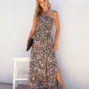 Clothing * | Prom-001 The Vacation Shop Miryam Floral Smocked Midi Dress