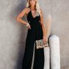 Clothing * | Oliv-001 Top Influencer Halter Jumpsuit Rompers + Jumpsuits