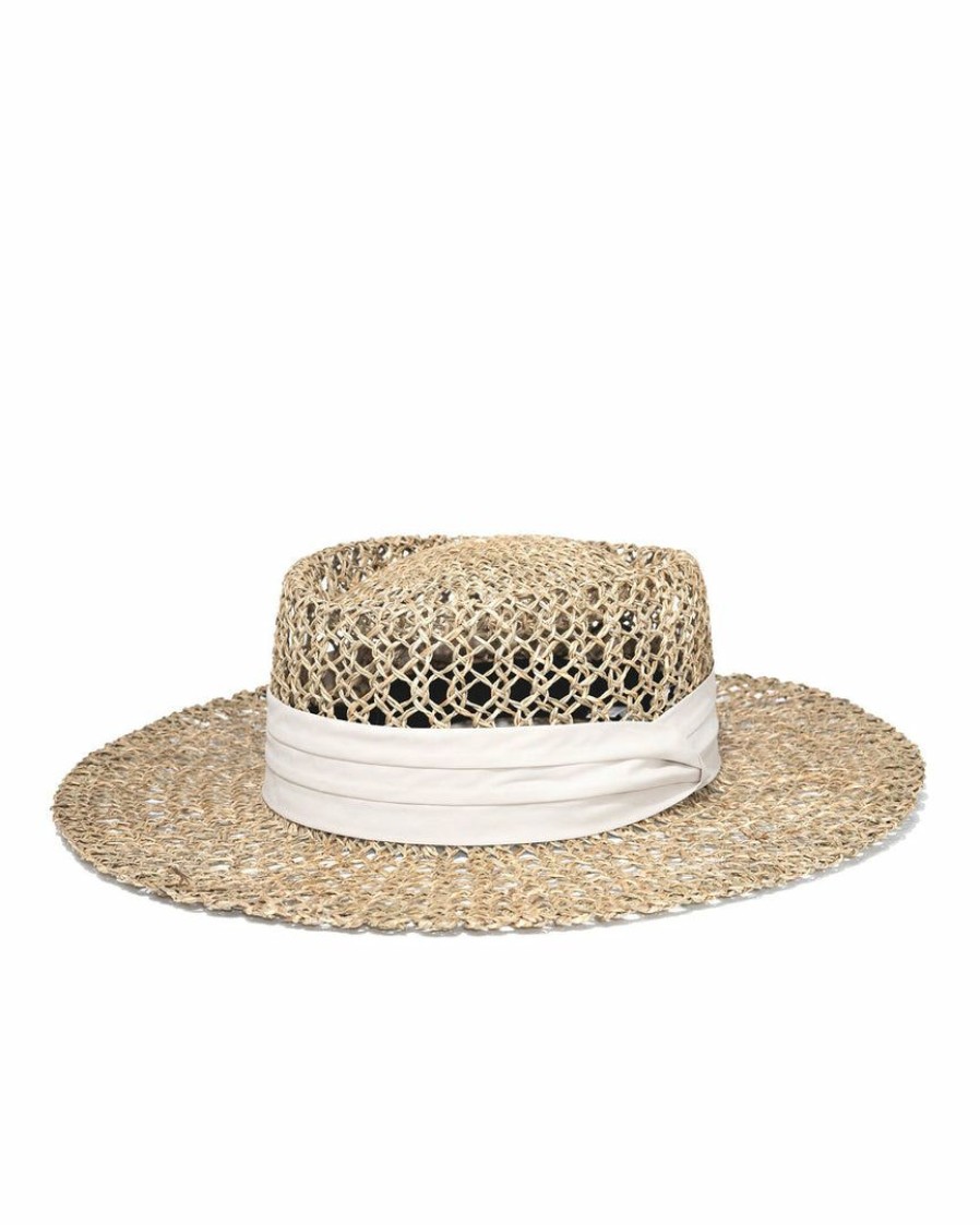 Accessories * | Fame-001 Moss Straw Hat Final Sale