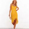 Clothing * | Aeom-001 Flamenco In Marbella Lace Midi Dress Marigold