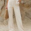 Clothing * | Skyl-002 Canaveral Pocketed Wide Leg Pant The Vacation Shop