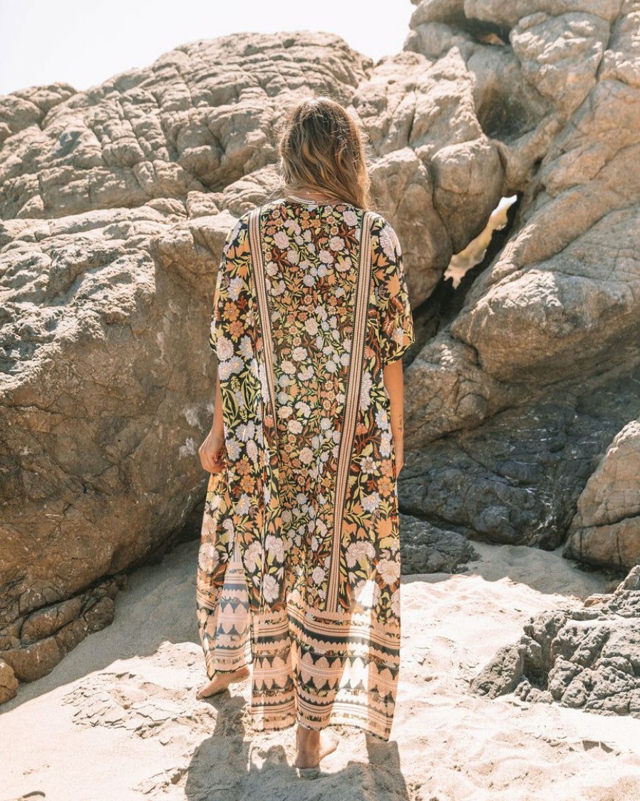 Clothing * | Salt-001 Amelia Jane Floral Duster Kimono