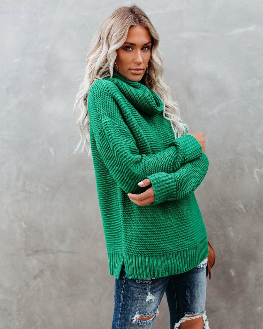 Clothing * | Fate-001 Evergreen Knit Sweater Sweaters