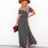 Clothing * | Flaw-001 Dresses Janella Pocketed Smocked Maxi Dress