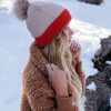 Accessories * | Succ-001 Buddy Pom Beanie Muted Blush Final Sale Vici Exclusives