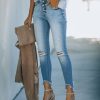 Clothing * | Kanc-001 High + Mighty Distressed High Rise Skinny Flash Sale The Denim Shop