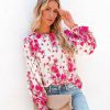 Clothing * | Salt-001 Larraine Floral Printed Blouse Final Sale