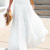 Clothing * | Must-001 Cruz Cotton Smocked Tiered Maxi Skirt Final Sale Bride To Be