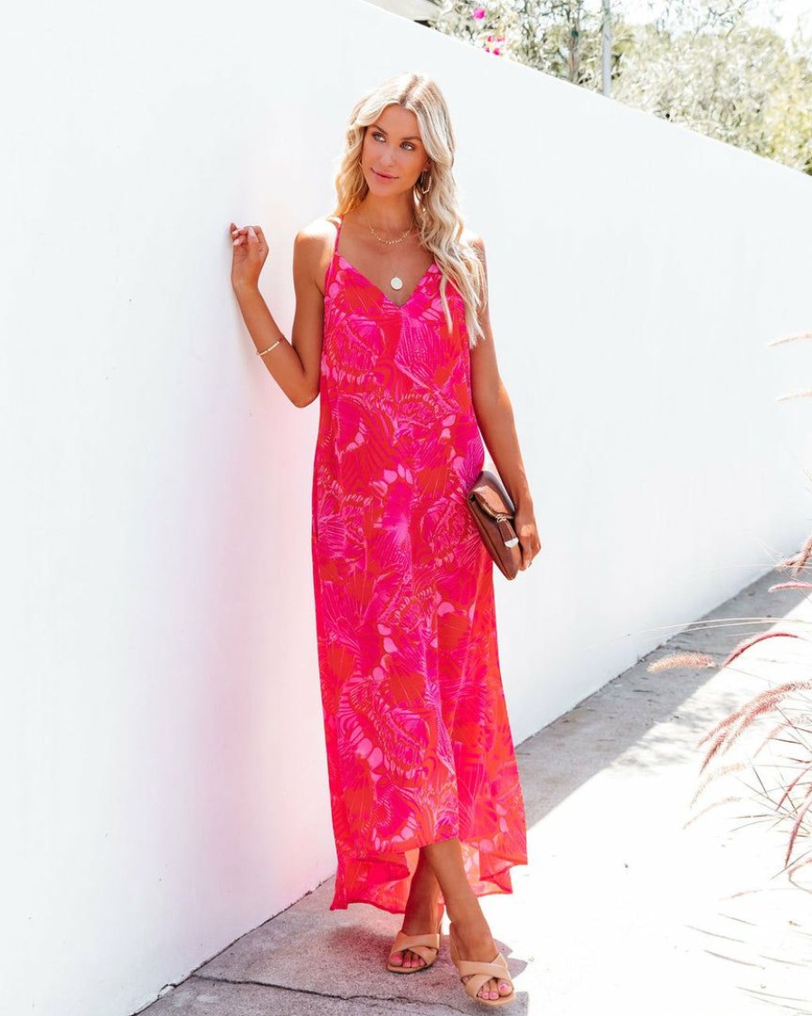 Clothing * | Tych-001 Love In The Tropics Maxi Dress Final Sale