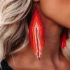 Jewelry * | Shas-001 Shashi Wild Side Beaded Fringe Earrings Jewelry