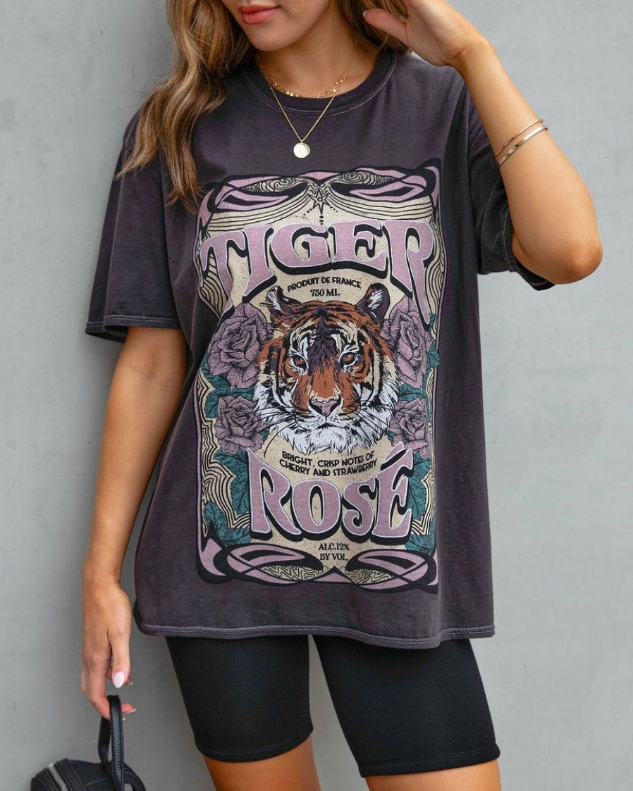 Clothing * | Proj-001 Tops French Tiger Cotton Oversized Tee