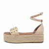 Shoes * | 3Bs-002 Beloved Studded Espadrille Sandal Natural Final Sale The Vacation Shop