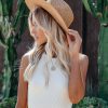 Accessories * | Fame-001 Sunny Daze Kit Straw Hat Tan