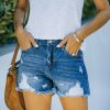 Clothing * | Kanc-001 Ideal High Rise Distressed Denim Shorts Flash Sale