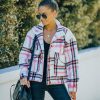 Clothing * | Baga-001 Coats & Jackets Raylan Pocketed Plaid Jacket Final Sale