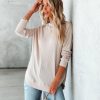 Clothing * | Mono-001 Tops Erickson Cotton Blend Thermal Top Natural