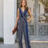 Clothing * | A.Peach Dimitra Pocketed Jumpsuit