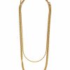 Jewelry * | Acce-001 Take Me To Miami Galan Braided Gold Layered Necklace