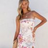 Clothing * | Oliv-001 Sweet Summertime Wilton Floral Strapless Mini Dress