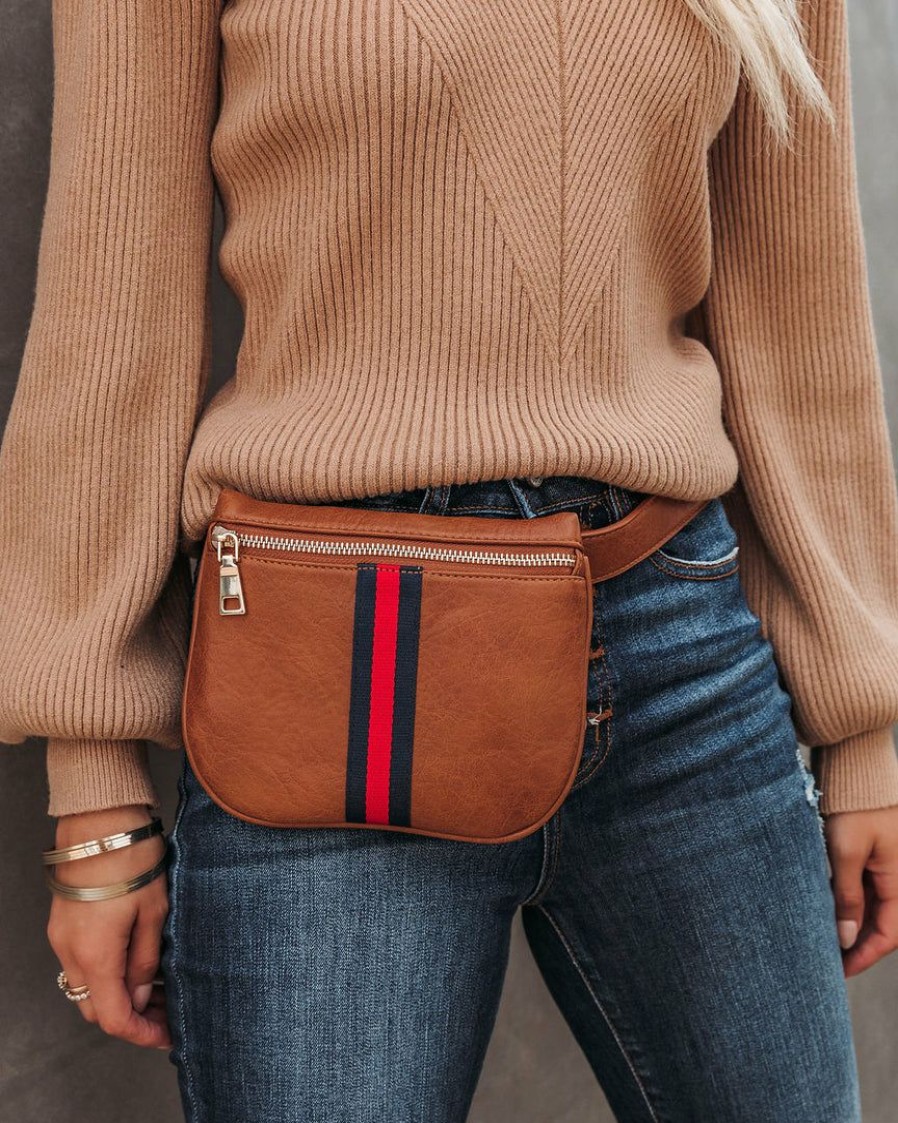 Bags * | Moda-001 Accessories Preorder Juno Fanny Pack Tan