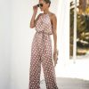 Clothing * | Suga-001 Pretty Little Polka Dot Jumpsuit Guest Of Wedding