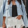 Clothing * | Pol-001 Rhinestone Cowgirl Distressed Denim Shorts White Flash Sale Sunny Daze