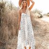 Clothing * | Love-003 Stardust Pocketed High Low Patchwork Maxi Dress Final Sale Dresses