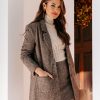 Clothing * | On T-001 Trend Forward Pocketed Plaid Blazer Coats & Jackets