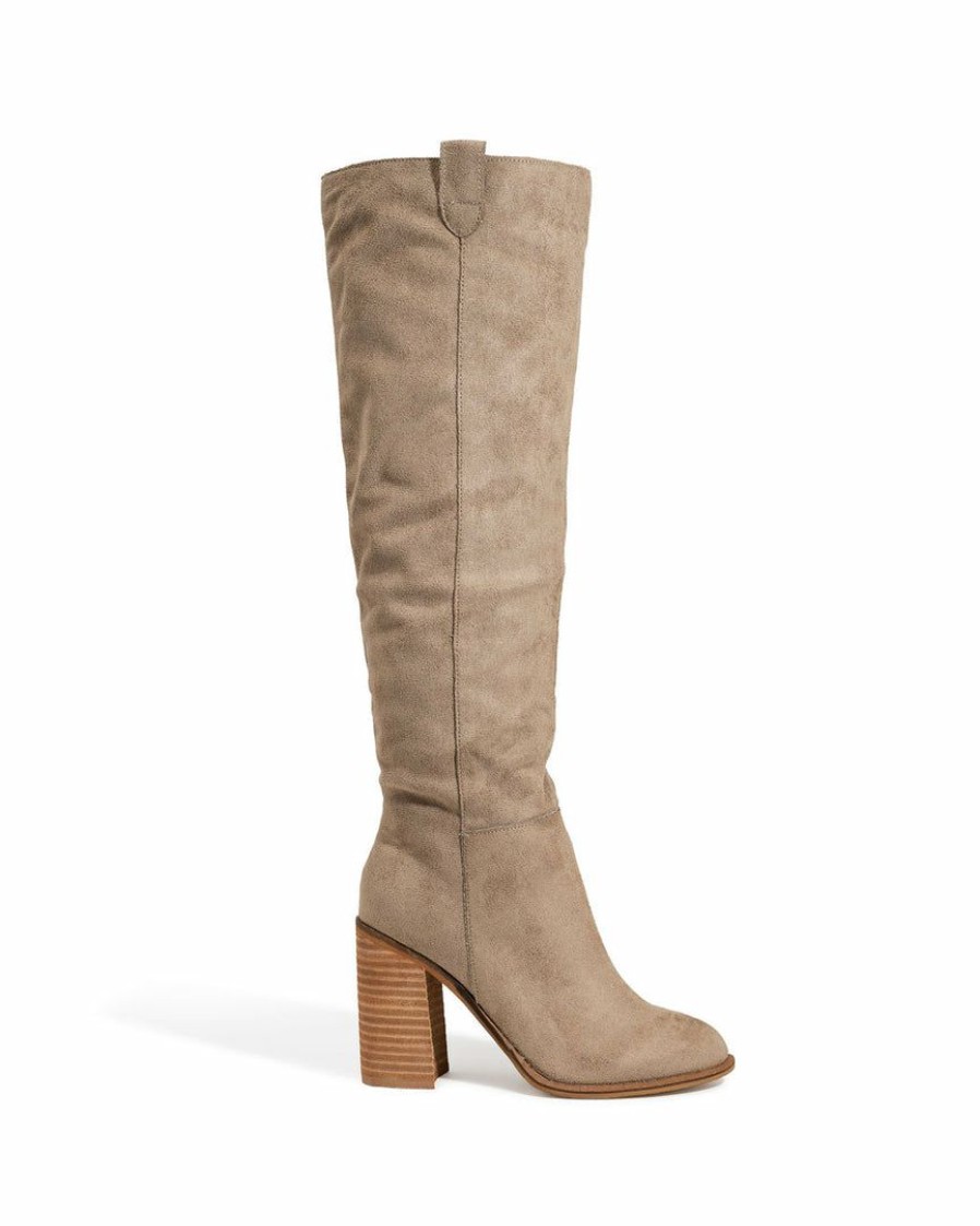 Shoes * | Mira-001 Saint Slouch Boot Grey Flash Sale