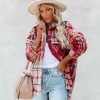 Clothing * | Skyl-002 Mendocino Plaid Soft Knit Jacket