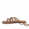 Shoes * | Band-002 Sunny Daze Kady Strappy Square Toe Sandal Tan Final Sale