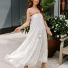 Clothing * | Stor-001 Good As Gold Tiered Tassel Midi Dress Final Sale Sweet Summertime