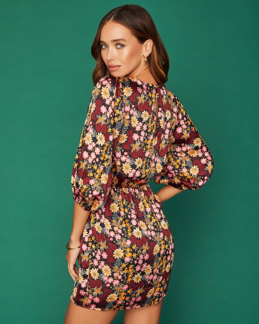 Clothing * | Tych-001 Vici Exclusives Lainie Floral Tie Dress Final Sale