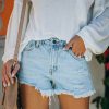 Clothing * | Hidd-002 Sunny Daze Cole High Rise Distressed Denim Shorts