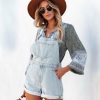 Clothing * | By T-001 The Denim Shop Yosemite Cotton Pocketed Denim Overalls Final Sale