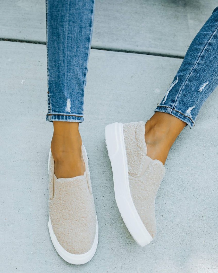 Shoes * | Prim-001 Fireside Sherpa Slip-On Sneaker