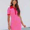 Clothing * | Endl-001 Dresses Undeniably Fetch Ribbed Mini Dress