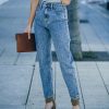 Clothing * | Hidd-002 Carlotta High Rise Vintage Mom Jeans Flash Sale Take Me To Miami