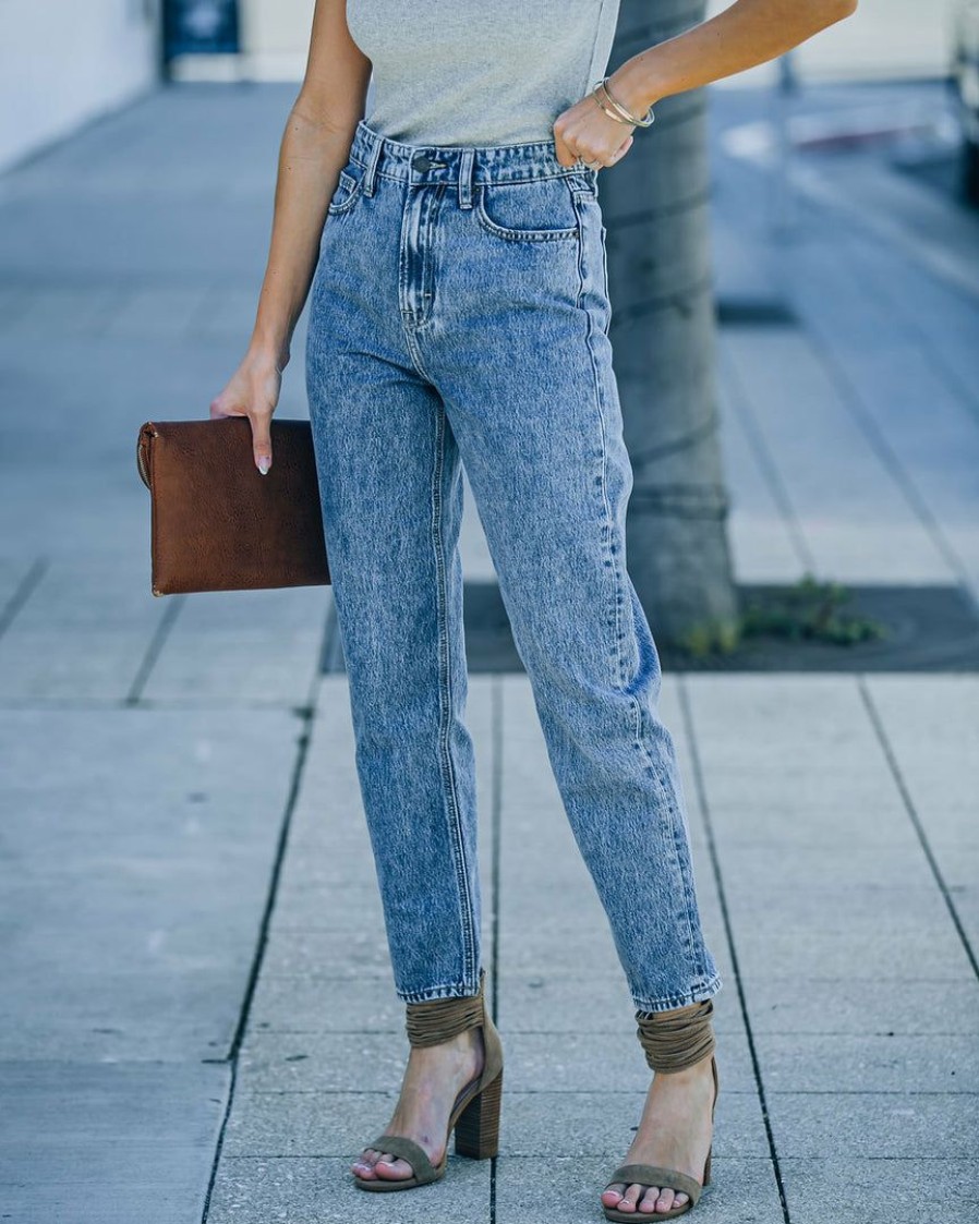 Clothing * | Hidd-002 Carlotta High Rise Vintage Mom Jeans Flash Sale Take Me To Miami