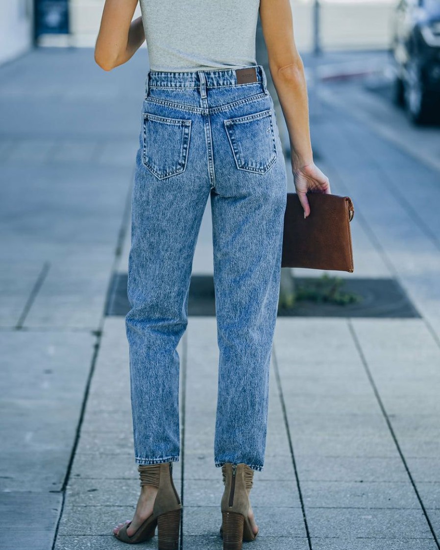 Clothing * | Hidd-002 Carlotta High Rise Vintage Mom Jeans Flash Sale Take Me To Miami