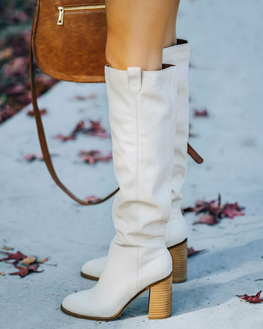 Shoes * | Free-002 Shoes Parker Slouch Boot Beige