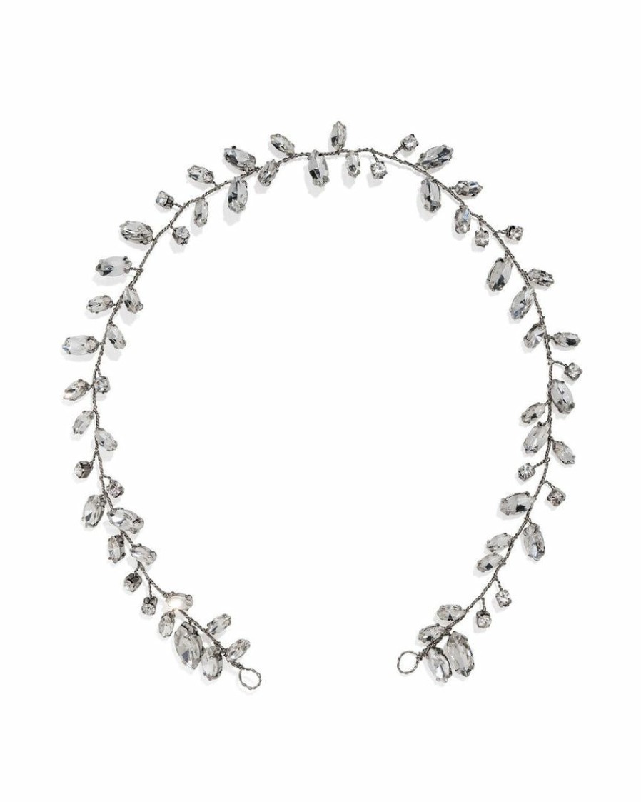 Accessories * | Oliv-002 Olive + Piper Marlowe Hair Vine Silver Final Sale Bride To Be