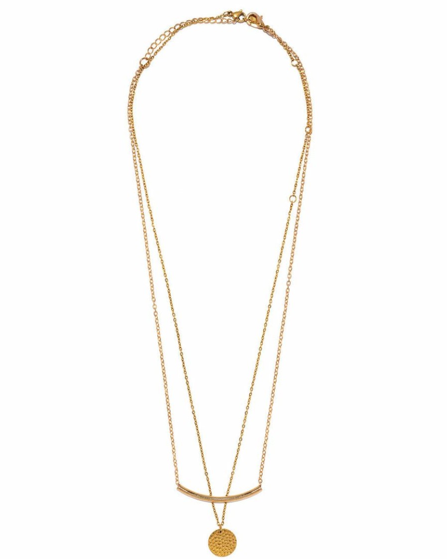 Jewelry * | Acce-001 Paige Layered Gold Necklace