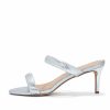 Shoes * | Shu -001 Esterlina Metallic Heeled Sandal Final Sale